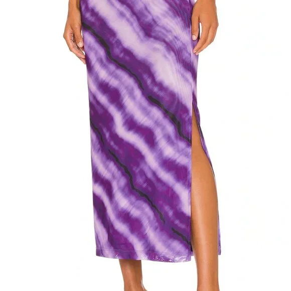 Cult Gaia x Bratz Set – Nevra Top & Meygan Skirt in Grape Dusty Dye NWT, Size XS